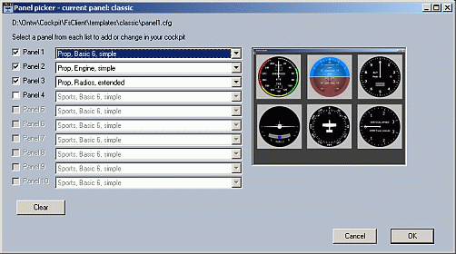 Panel picker